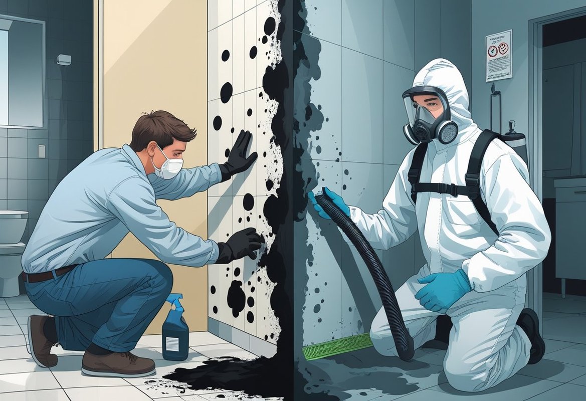 DIY vs. Professional Black Mold Removal: Key Safety Factors to Consider
