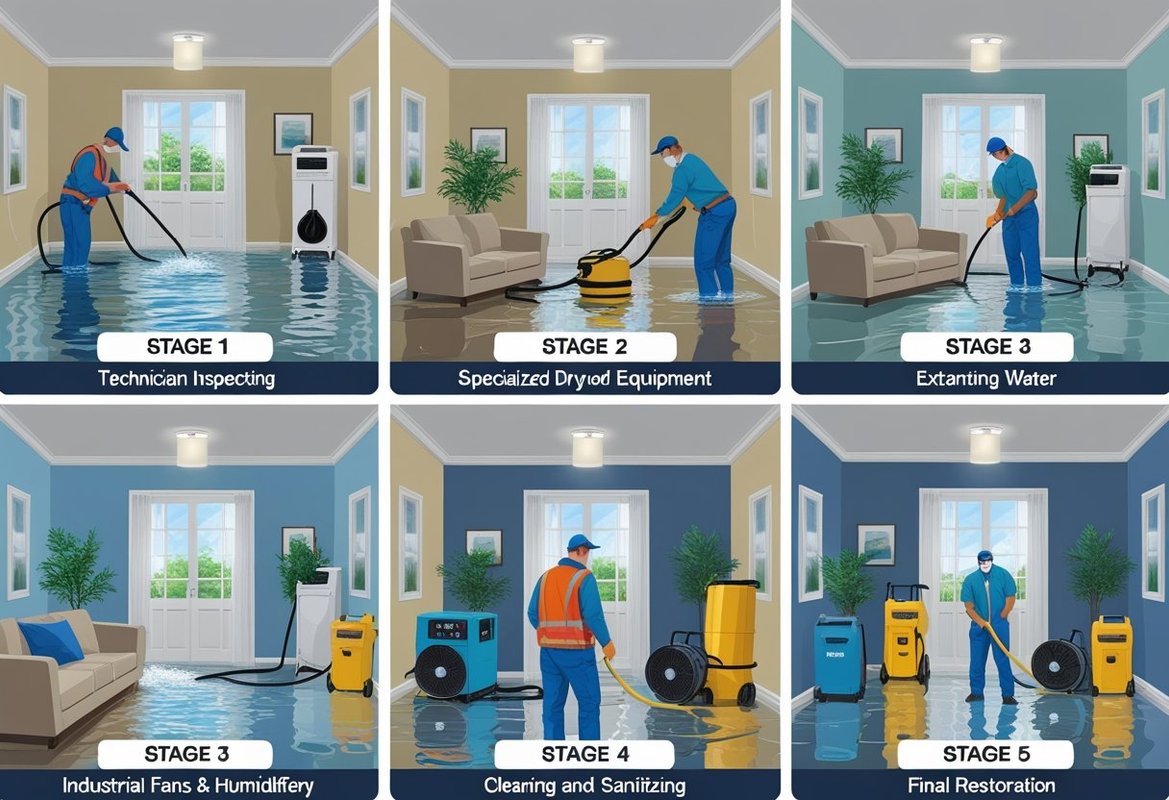 The Professional Water Damage Restoration Process: A Step-by-Step Guide