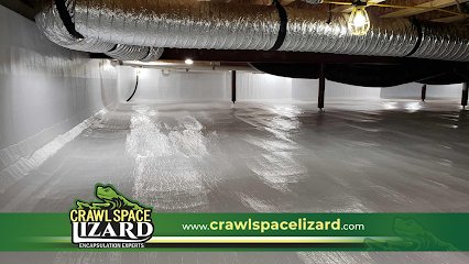 Crawlspace Lizard logo